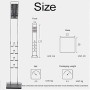 Italdos Staffa Supporto Organizer per Aspirapolvere Dyson V10 V11 V6 V7 V8 Porta Accessori Dyson DC30 DC31 DC34 DC35 DC58 DC59 D