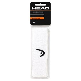 Head Fascia per la Testa, Tennis Accessori Unisex Adulto, White, One Size