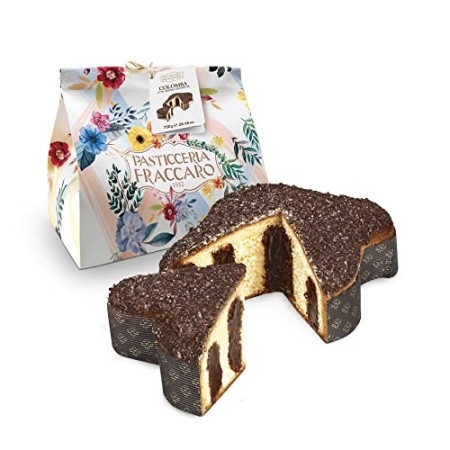Colomba di Pasqua con Crema Gianduia di Fraccaro Spumadoro - Dolce Pasquale Artigianale, Soffice, Senza Scorze di Arancia Candit