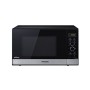 Panasonic NN-GD38HSSUG Forno a Microonde, 1000 W, 23 Litri, Nero, Banda Frontale Silver