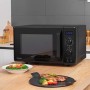 Toshiba MW2-AG23PF(BK) Forno a microonde 3 in 1 con grill e funzione combinata, 23 l, 900 W, 1000 W, funzione Eco a risparmio en