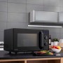 Toshiba MW2-AG23PF(BK) Forno a microonde 3 in 1 con grill e funzione combinata, 23 l, 900 W, 1000 W, funzione Eco a risparmio en