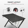 Trust GXT 711 Dominus Scrivania Gaming Ergonomica, con Sistema di Gestione dei Cavi, Supporto per Cuffia, 73.5 X 115 X 76 cm
