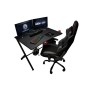 Trust GXT 711 Dominus Scrivania Gaming Ergonomica, con Sistema di Gestione dei Cavi, Supporto per Cuffia, 73.5 X 115 X 76 cm