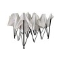 Rebecca Mobili Gazebo Richiudibile Bianco Metallo Poliestere con Custodia Campeggio Fiere Feste 3,1 x 4,5 x 3 mt (cod. RE6307)