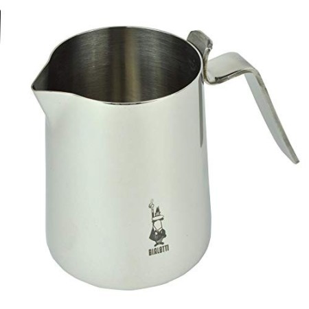 Bialetti Nuovo Elegance 75cl Milk Pitcher 75 cl, Bollilatte, Acciaio, Inox, Argento
