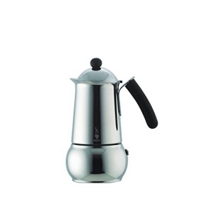 Bialetti 4642 Caffettiera Class da 4 Tazze, Acciaio Inossidabile, Argento, 6 unità