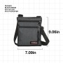 Eastpak Rusher Borsa A Tracolla, 23 cm, Grigio (Black Denim)