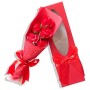 Sevenriver - Set di 5 saponi coreani fatti a mano, con rose, in confezione regalo, colore: Rosso