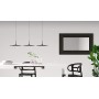 Mobili Fiver, Specchiera Rettangolare Evolution, Bianco Frassino, Nobilitato/Vetro, Made in Italy, Disponibile in Vari Colori