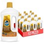 Pronto Legno Pulito, Detergente Pavimenti Parquet, Formato Scorta da 12 Pezzi da 750 ml