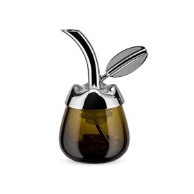 Alessi MSA32 Fior d'Olio Tappo Versatore per Bottiglia, in Acciaio Inossidabile 18/10 Lucido