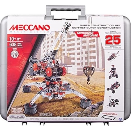 MECCANO - Gioco di Costruzioni, Valigetta Super Construction - 6032896