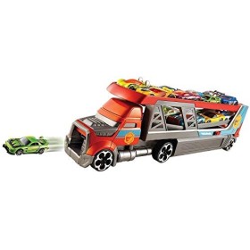 Hot Wheels Mega Trasportatore Camion Giocattolo per Macchinine, Può Contenere fino a 14 Veicoli, CDJ19