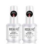 ROSALIND Magic Remover 2 pz 15ml Solvente per Smalto Semi Permanente, Gel UV Nail Polish Cleaner