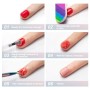 ROSALIND Magic Remover 2 pz 15ml Solvente per Smalto Semi Permanente, Gel UV Nail Polish Cleaner