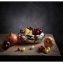 Alessi BM02 B Barknest Cestino Rotondo in Acciaio Colorato con Resina Epossidica, Nero