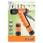 Claber 8551 Set Lance a Pistola con Raccordi, 1/2 Pollici, Nero/Arancione