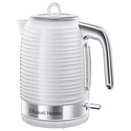 Russell Hobbs 294468000 Bollitore, 2400 W, 1.7 Litri, Cromato, Bianco
