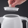 Russell Hobbs 294468000 Bollitore, 2400 W, 1.7 Litri, Cromato, Bianco