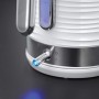 Russell Hobbs 294468000 Bollitore, 2400 W, 1.7 Litri, Cromato, Bianco