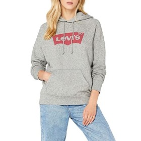 Levi's Batwing Hoodie, Felpa Donna, Grigio (Hoodie Housemark Smokestack Htr 0003), Small