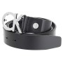 Calvin Klein Jeans CK Adj. Buckle Belt, Cintura Uomo, Nero (001), 90 cm