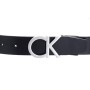 Calvin Klein Jeans CK Adj. Buckle Belt, Cintura Uomo, Nero (001), 90 cm