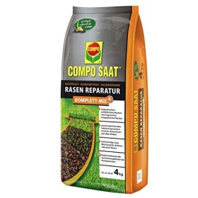 Compo 21601 Saat Komplett Mix plus - Miscela completa per la rigenerazione del prato, per una superficie fino a 20 m², 4 kg