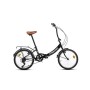 Moma bikes First Class Nera, Bicicletta Pieghevole Unisex Adulto, Nero, Unic Size
