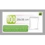 VT3512 Laica FrescoPiù, 100 Sacchetti per il sottovuoto per Alimenti 28x36 cm, adatti al freezer, frigorifero e per la cottura 