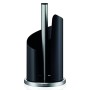 kela 11200 - Porta Rotolo di Carta da Cucina, MOD. Stella, Struttura in Acciaio Inox, Copertura Esterna in Metallo Nero