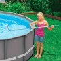 Intex 29053 Spazzola Angolare per Pareti e Fondo Piscina 406 mm, Grigio, 43.18x15.88x8.26 cm