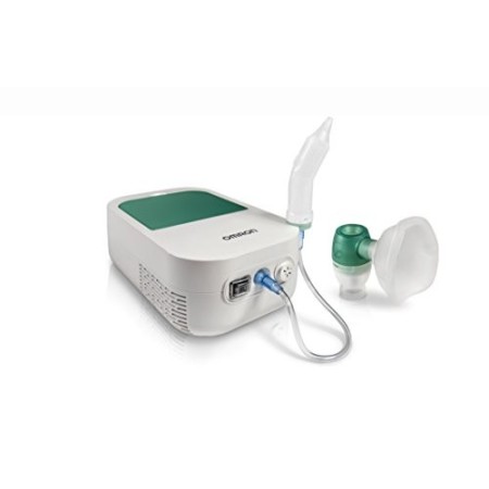 OMRON DuoBaby 2 in 1 Nebulizzatore per aerosol e aspiratore nasale per neonati, aiuta a liberare dalla congestione nasale e trat