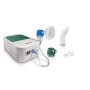 OMRON DuoBaby 2 in 1 Nebulizzatore per aerosol e aspiratore nasale per neonati, aiuta a liberare dalla congestione nasale e trat