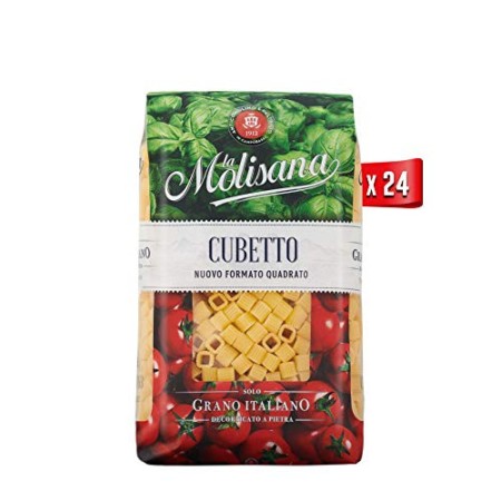 La Molisana Cubetto No.63 Pasta Corta 24-Pezzi - 12 Kg