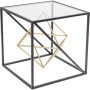 Kare Design Tavolino, Nero, 45 x 45 x 45 cm