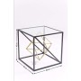 Kare Design Tavolino, Nero, 45 x 45 x 45 cm