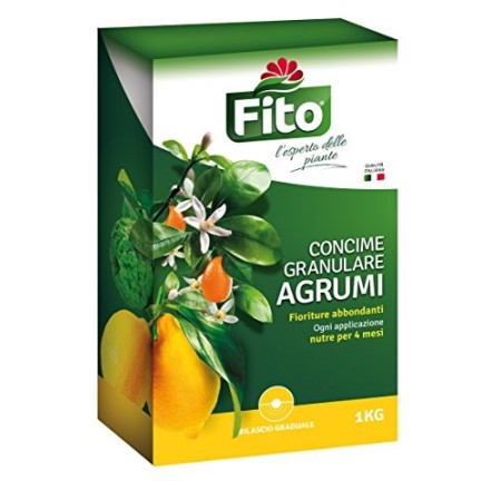 Fito Concime Agrumi Granulare a Lenta Cessione, Verde, 14x6x25 cm