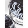 Kare Design - Tavolino da Caffè Wire, Nero/Vetro Marmo (2/Set)