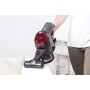 Hoover FD22RP011 Freedom - Scopa Elettrica Senza Filo, Autonomia fino a 25 min, 0,7 Litri, Allergy & Pets, Grigio e Rosso