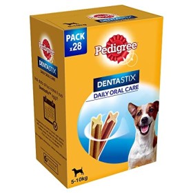 Pedigree Dentastix Snack per la Igiene Orale (Cane Piccolo 5-10 kg) 110 g 28 Pezzi - 4 Confezioni da 28 Pezzi (112 Pezzi totali)