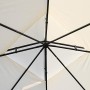 Outsunny Gazebo da Giardino con Zanzariera Bianco 3x3x2,65 metri
