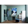 Kare Design 49288-Scarpiera Carusa, in metallo, sottile, piccola, bianco, 5 alette, 170 x 50 x 14 cm, (H/B/T) 170x50x14cm