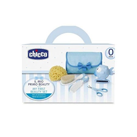Chicco 00005934100000 Set Igiene per Cura dei Bambini, Azzurro