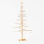 Xmas3 L Albero di Natale in Legno Naturale, 100 x 100 x 190 cm