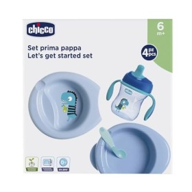 Chicco Set Pappa 6M+, Bimbo, Blu