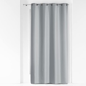 Douceur D'Intérieur - 1603521, Tenda Con Occhielli , 140 X 280 Cm , Essentiel , Poliestere Unito , Grigio