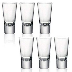 Bormioli Rocco, Ypsilon, bicchierini per shot di Vodka, a vetro doppio temperato, da 70 ml, Vetro, Set da 6