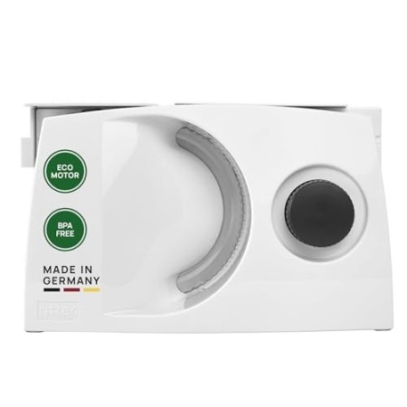 ritter 501.000 Markant 01 Affettatrice elettrica con motore ECO, Fatto in Germania, Bianco